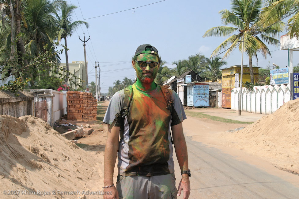 Holi festival sights